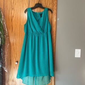 Teal Sleeveless Dress